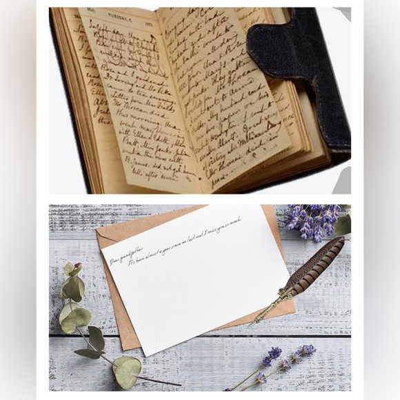 NWT Feather Quill + Ink Set includes various tips for different style writing - Picture 12 of 13